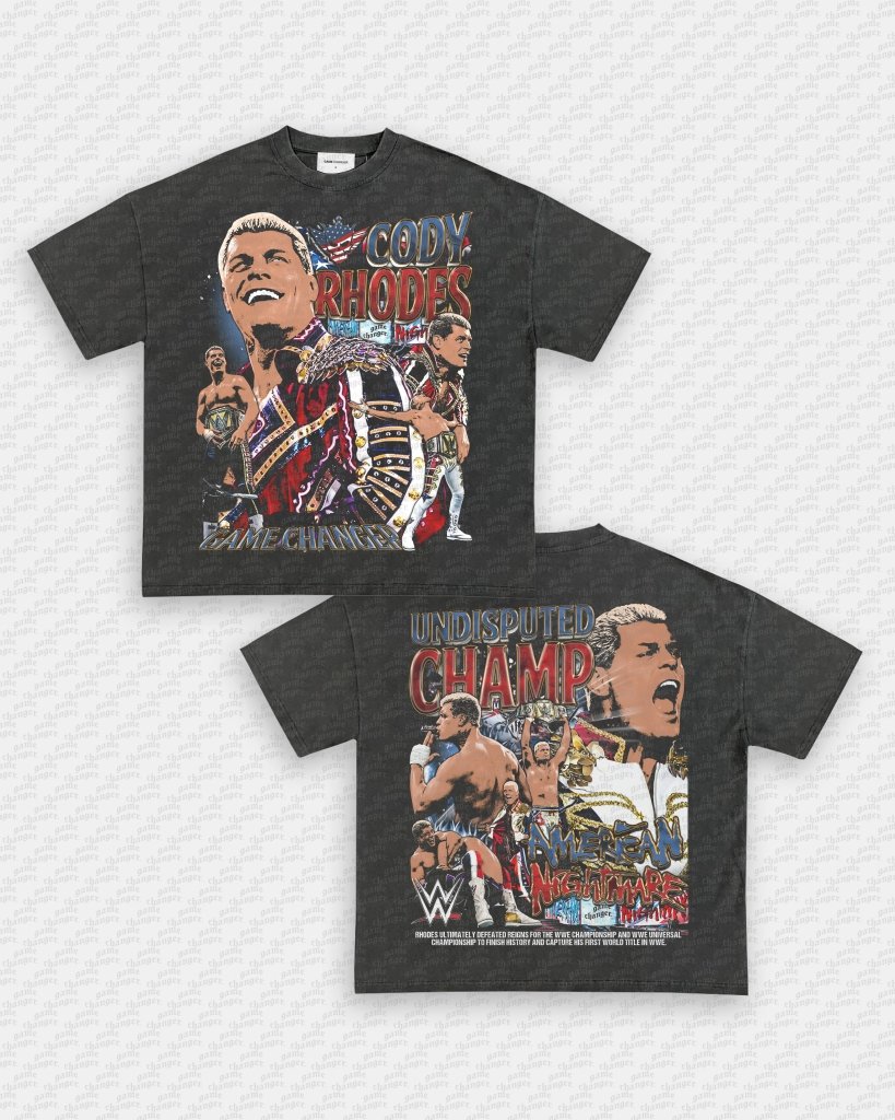 CODY RHODES V3 TEE - [DS] - WINS™ GAME CHANGERS TEE - WINS LA