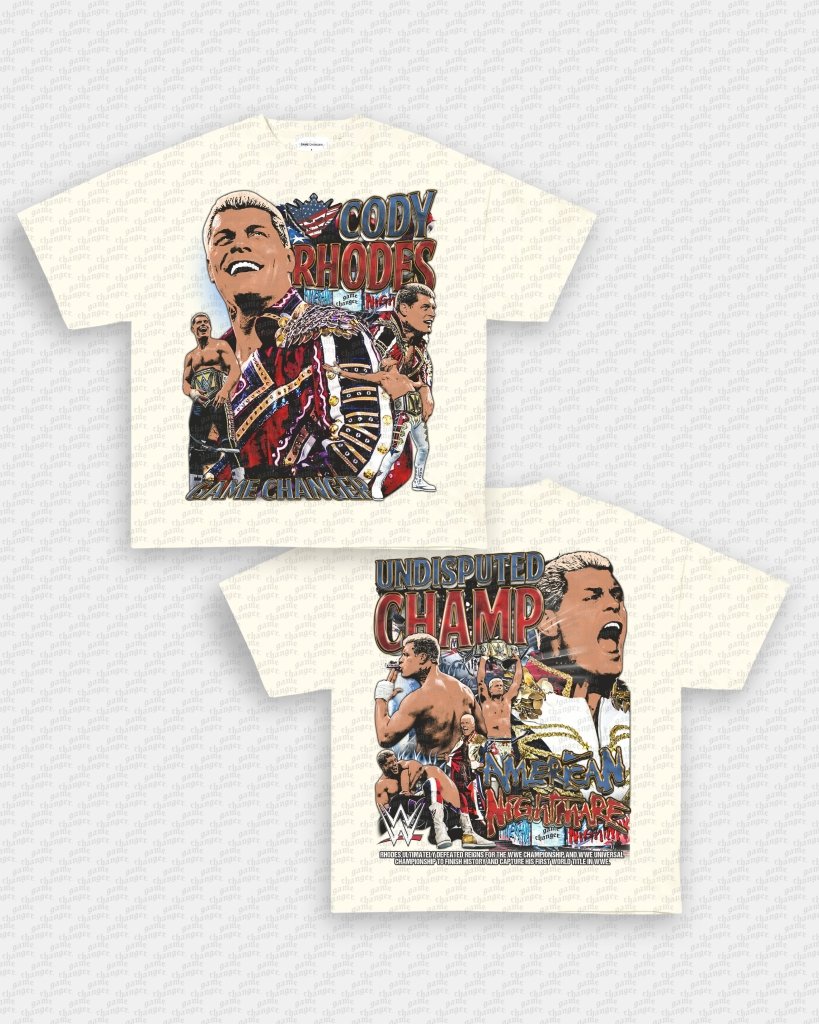 CODY RHODES V3 TEE - [DS] - WINS™ GAME CHANGERS TEE - WINS LA