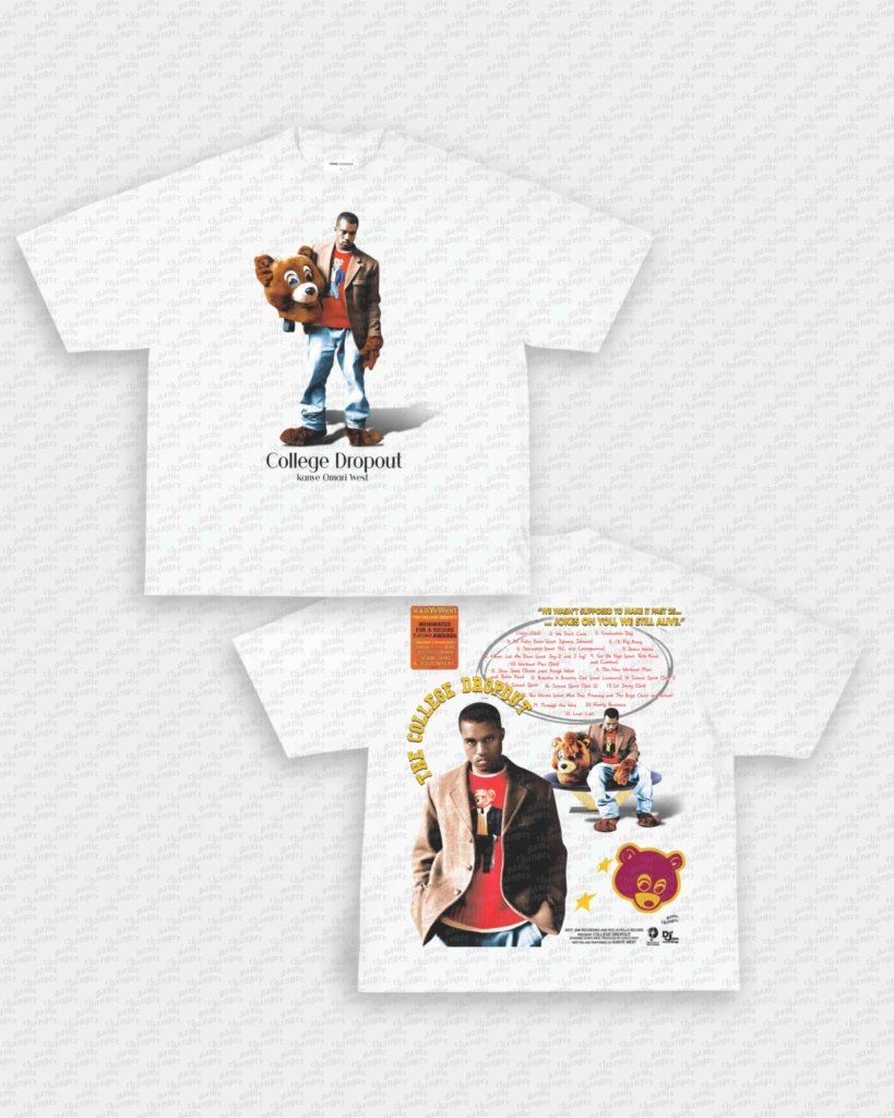 COLLEGE DROPOUT V3 TEE - [DS] - WINS™ GAME CHANGERS TEE - WINS LA