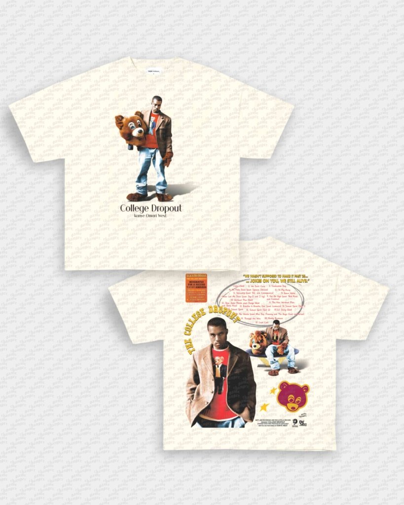 COLLEGE DROPOUT V3 TEE - [DS] - WINS™ GAME CHANGERS TEE - WINS LA