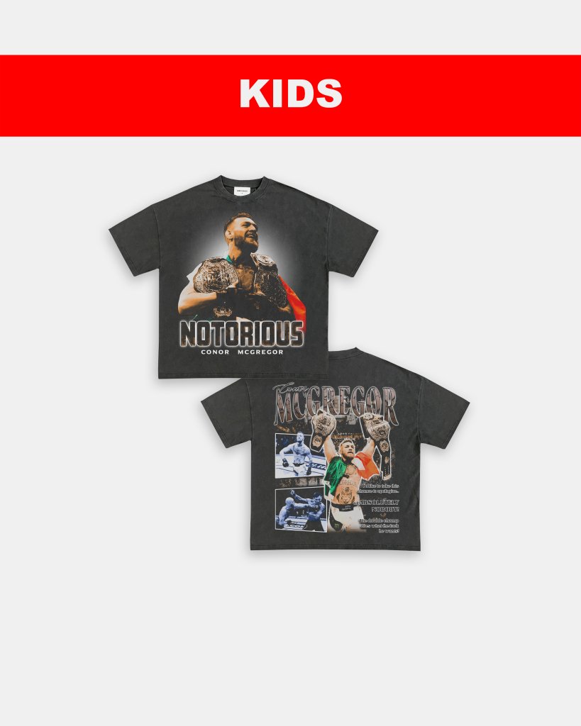 CONOR MCGREGOR - KIDS TEE - [DS] - WINS™ GAME CHANGERS TEE - WINS LA