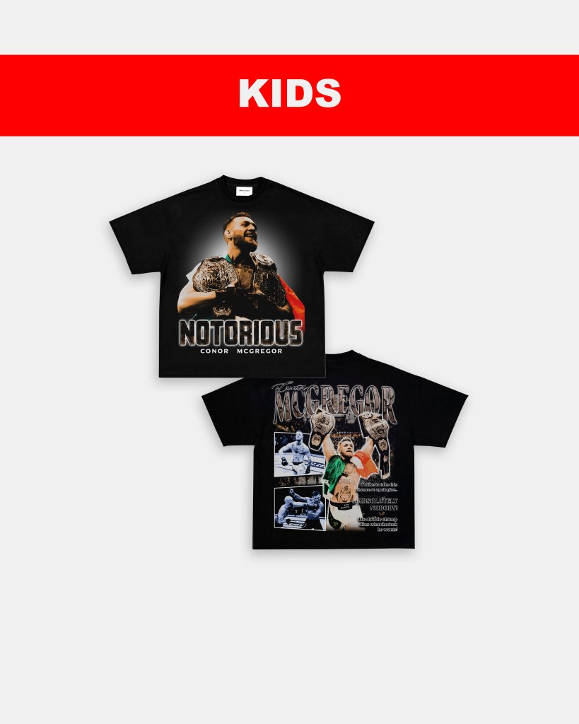 CONOR MCGREGOR - KIDS TEE - [DS] - WINS™ GAME CHANGERS TEE - WINS LA