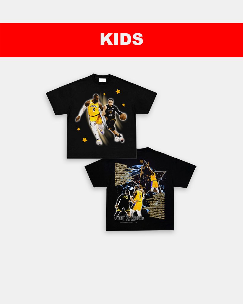 CURRY VS LEBRON - KIDS TEE - [DS] - WINS™ GAME CHANGERS TEE - WINS LA