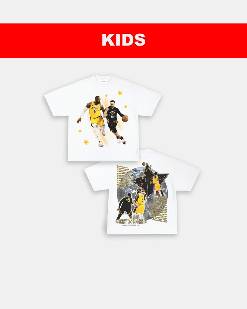 CURRY VS LEBRON - KIDS TEE - [DS] - WINS™ GAME CHANGERS TEE - WINS LA