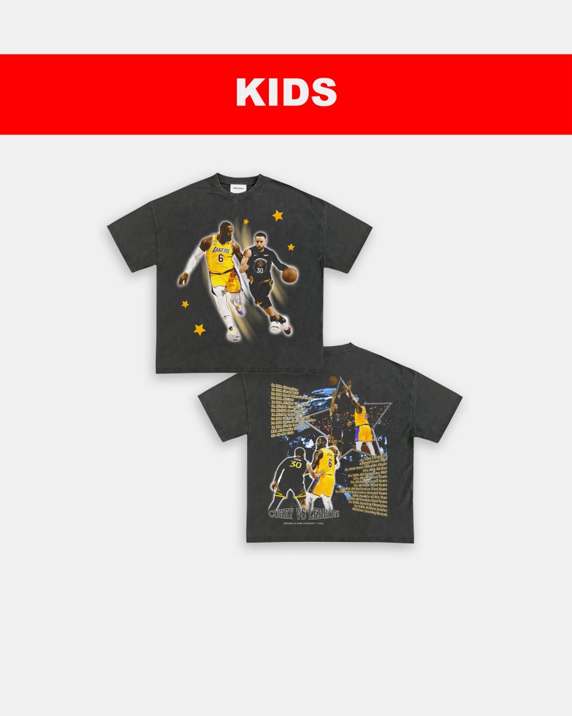 CURRY VS LEBRON - KIDS TEE - [DS] - WINS™ GAME CHANGERS TEE - WINS LA