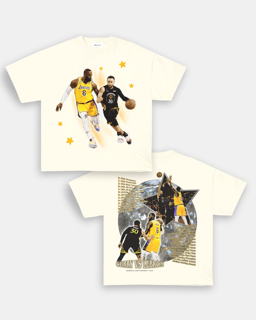 CURRY VS LEBRON TEE - [DS] - WINS™ GAME CHANGERS TEE - WINS LA