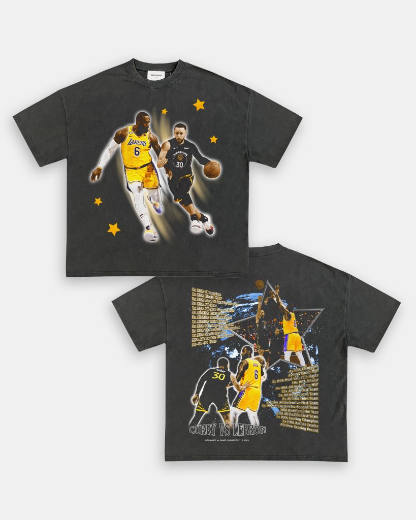 CURRY VS LEBRON TEE - [DS] - WINS™ GAME CHANGERS TEE - WINS LA