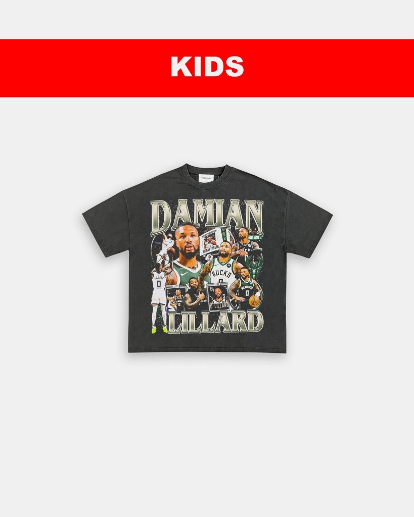 DAMIAN LILLARD - BUCKS - KIDS TEE - WINS™ GAME CHANGERS TEE - WINS LA