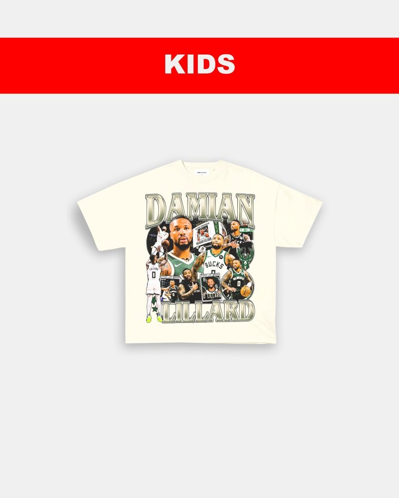 DAMIAN LILLARD - BUCKS - KIDS TEE - WINS™ GAME CHANGERS TEE - WINS LA