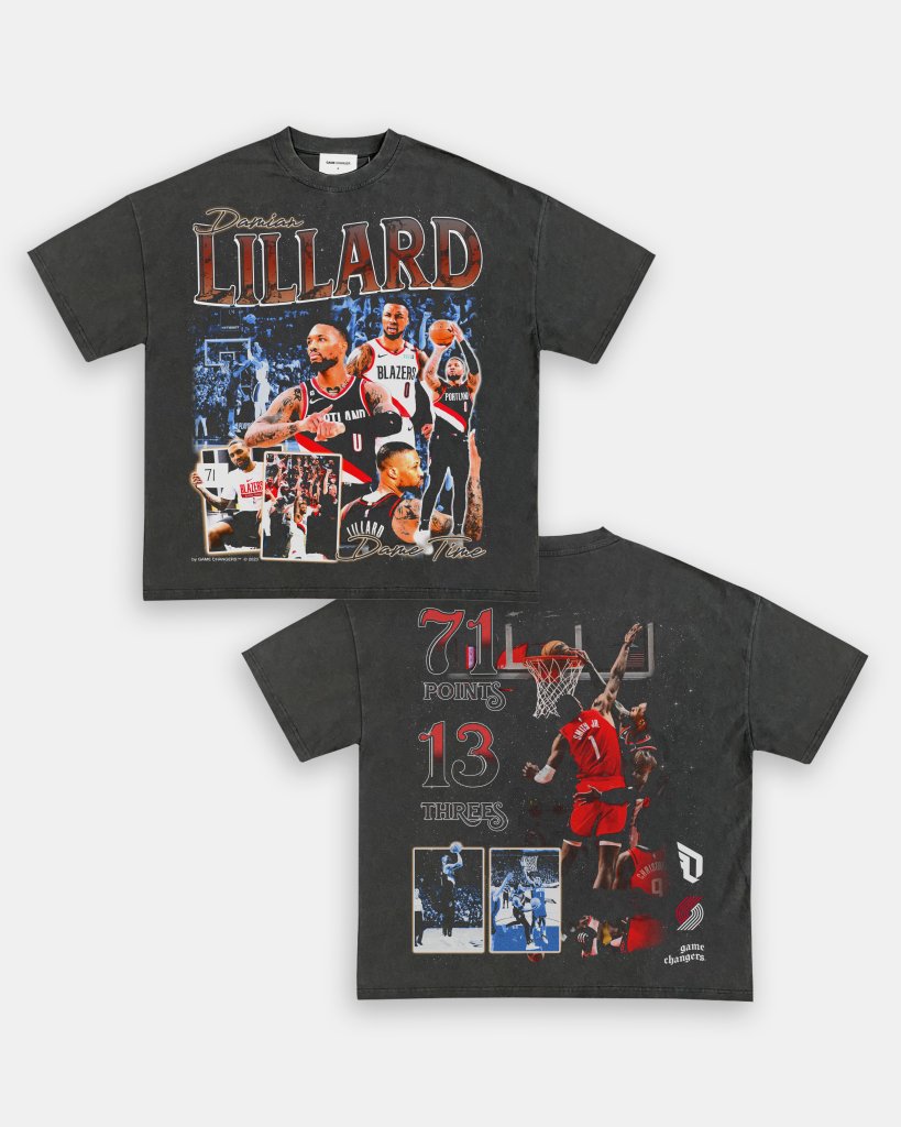 DAMIAN LILLARD TEE - [DS] - WINS™ GAME CHANGERS TEE - WINS LA