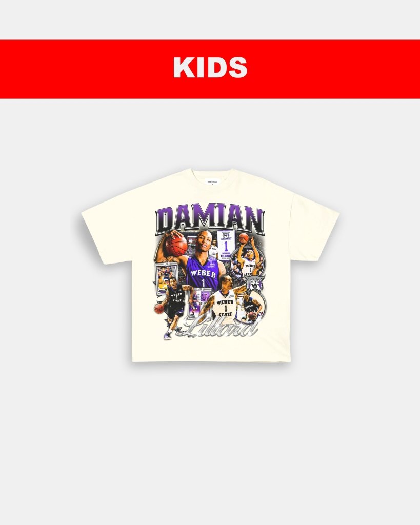 DAMIAN LILLARD - WEBER ST - KIDS TEE - WINS™ GAME CHANGERS TEE - WINS LA