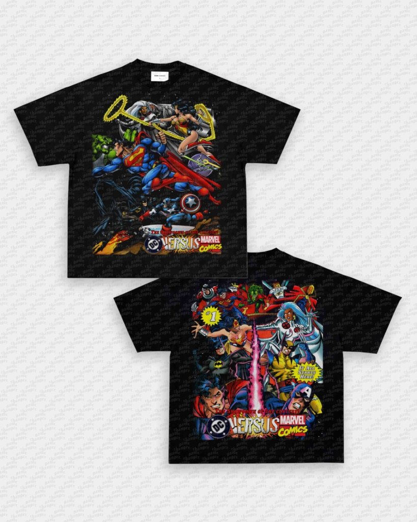 DC VERSUS MARVEL TEE - [DS] - WINS™ GAME CHANGERS TEE - WINS LA