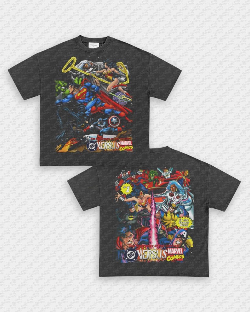 DC VERSUS MARVEL TEE - [DS] - WINS™ GAME CHANGERS TEE - WINS LA