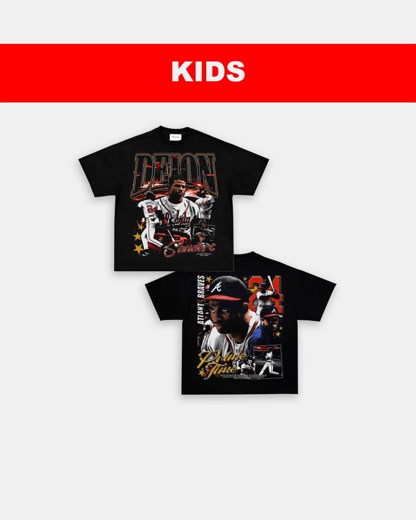 DEION SANDERS - BRAVES - KIDS TEE - [DS] - WINS™ GAME CHANGERS TEE - WINS LA