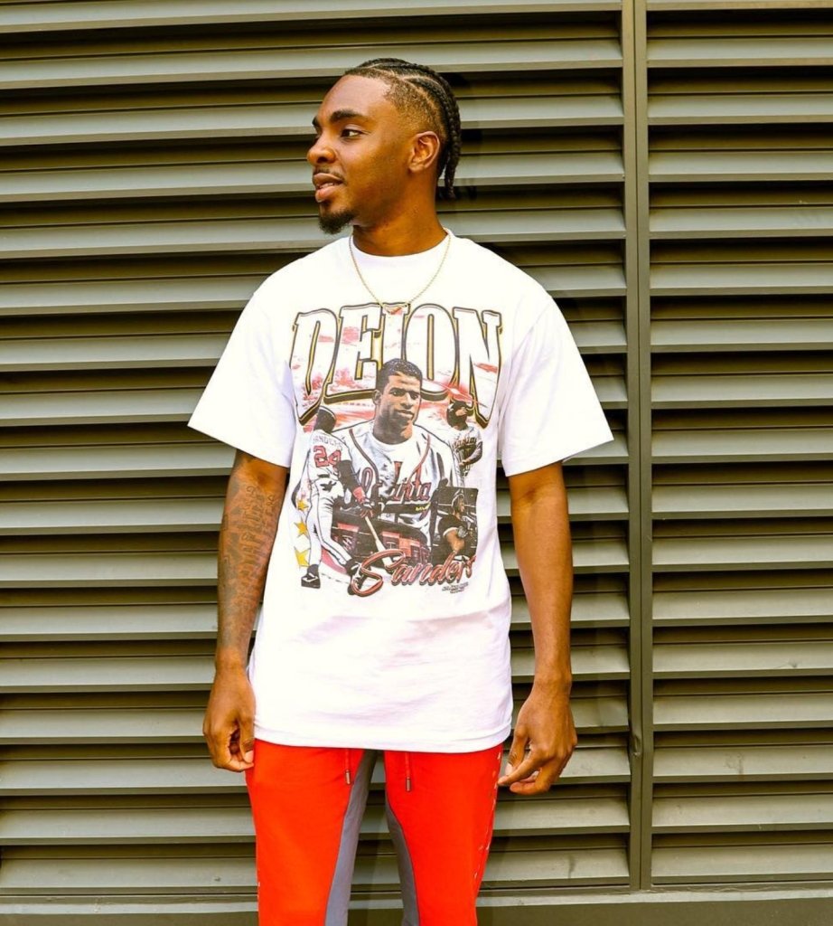 DEION SANDERS - BRAVES TEE - [DS] - WINS™ GAME CHANGERS TEE - WINS LA