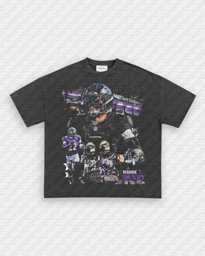 DERRICK HENRY - RAVENS TEE - WINS™ GAME CHANGERS TEE - WINS LA