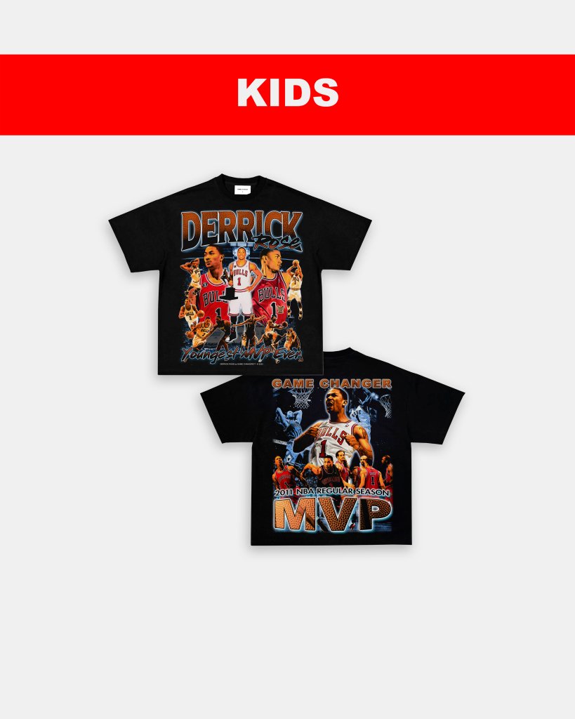 DERRICK ROSE - KIDS TEE - [DS] - WINS™ GAME CHANGERS TEE - WINS LA