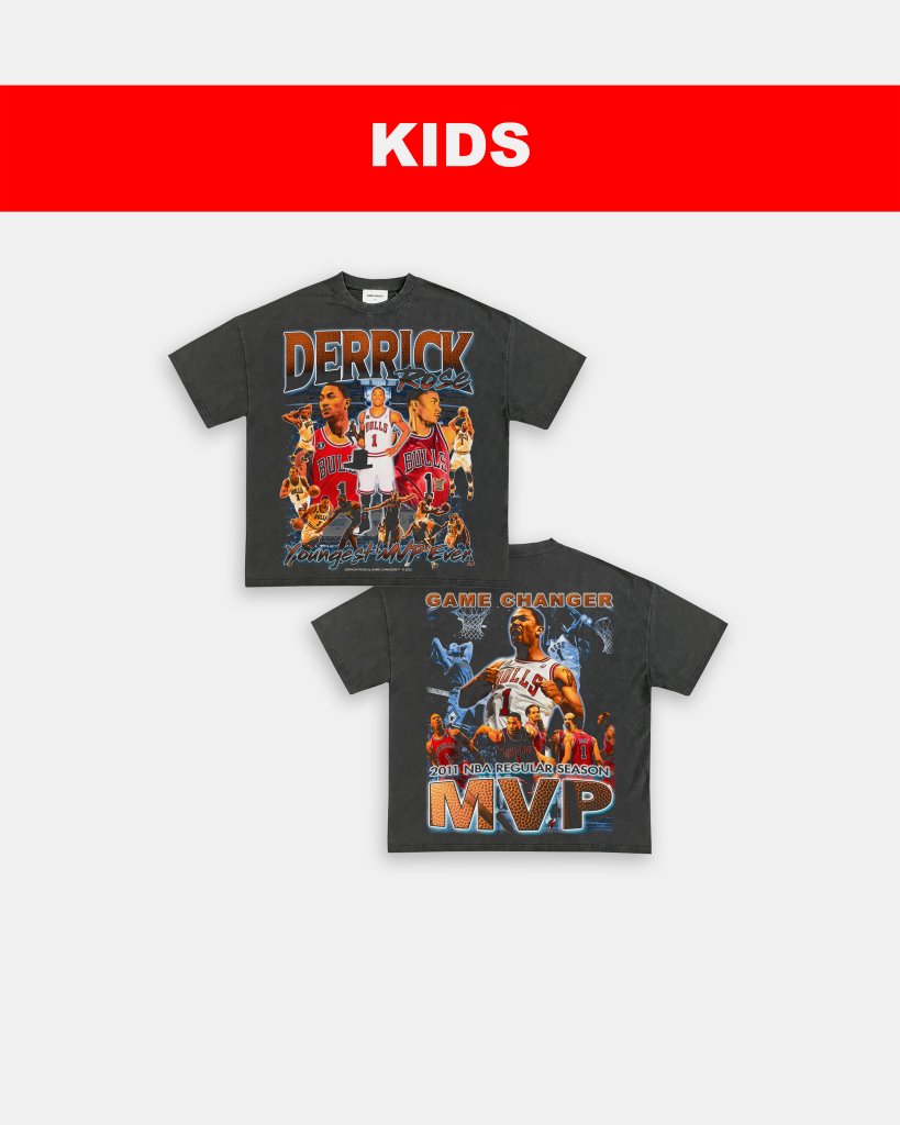 DERRICK ROSE - KIDS TEE - [DS] - WINS™ GAME CHANGERS TEE - WINS LA