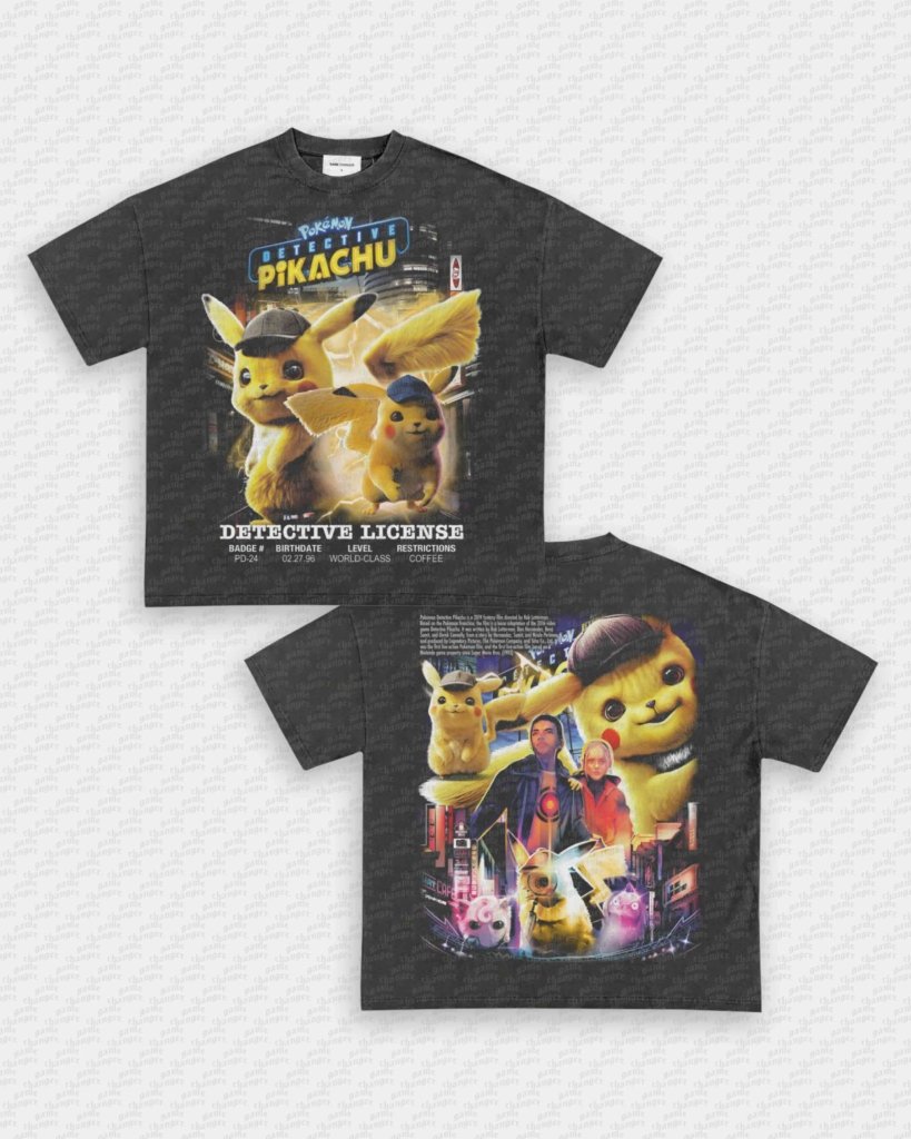 DETECTIVE PIKACHU TEE - [DS] - WINS™ GAME CHANGERS TEE - WINS LA
