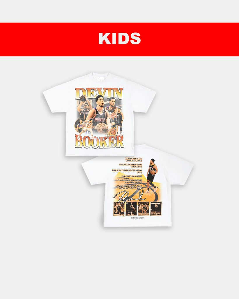 DEVIN BOOKER 2 - KIDS TEE - [DS] - WINS™ GAME CHANGERS TEE - WINS LA