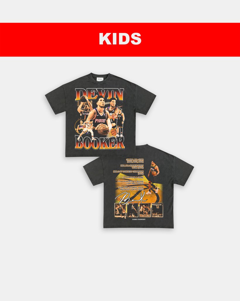 DEVIN BOOKER 2 - KIDS TEE - [DS] - WINS™ GAME CHANGERS TEE - WINS LA