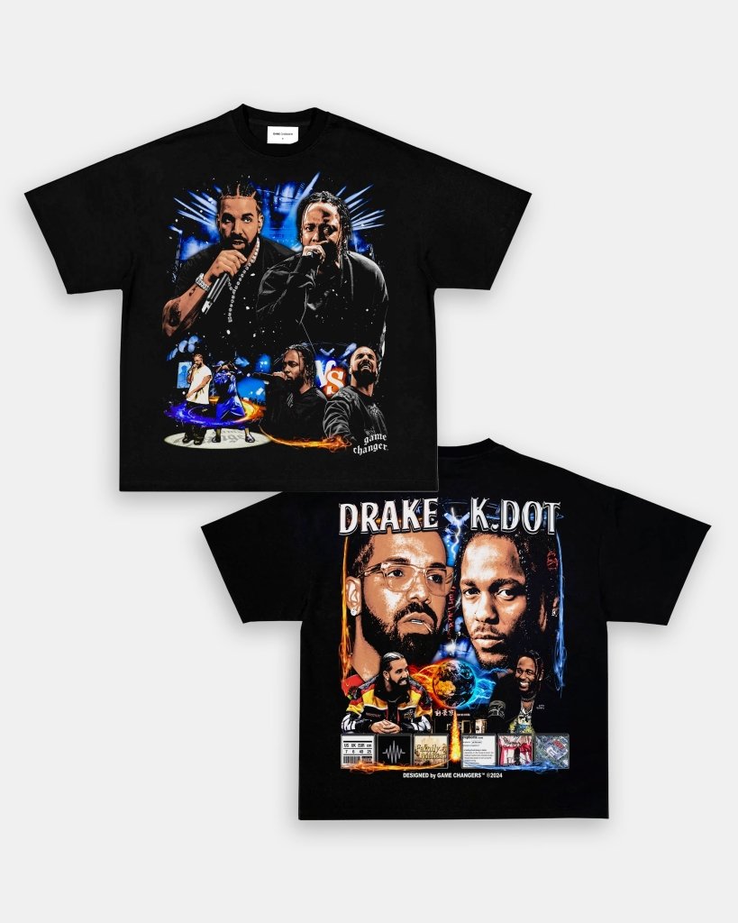 DRAKE VS KDOT V2 TEE - [DS] - WINS™ GAME CHANGERS TEE - WINS LA