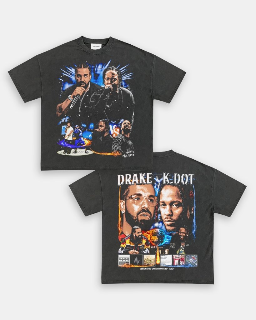 DRAKE VS KDOT V2 TEE - [DS] - WINS™ GAME CHANGERS TEE - WINS LA