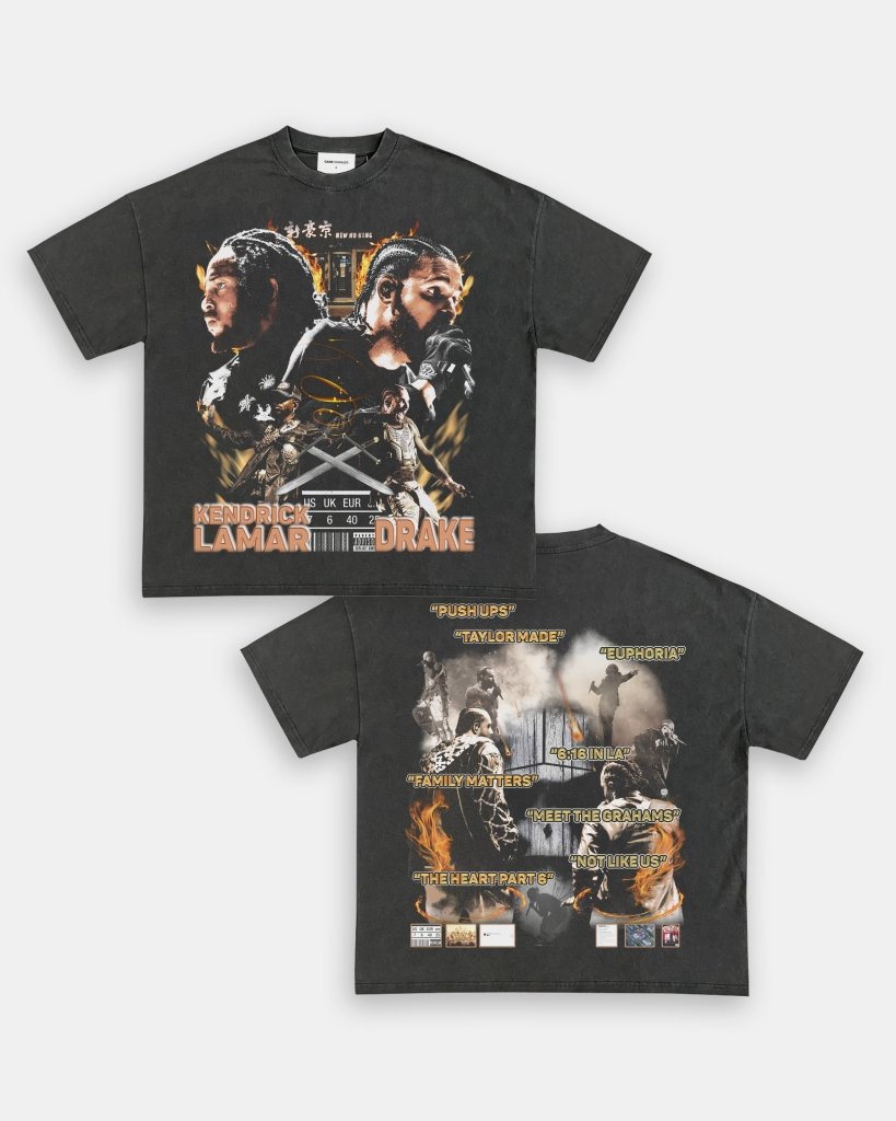 DRAKE VS KDOT V5 TEE - [DS] - WINS™ GAME CHANGERS TEE - WINS LA