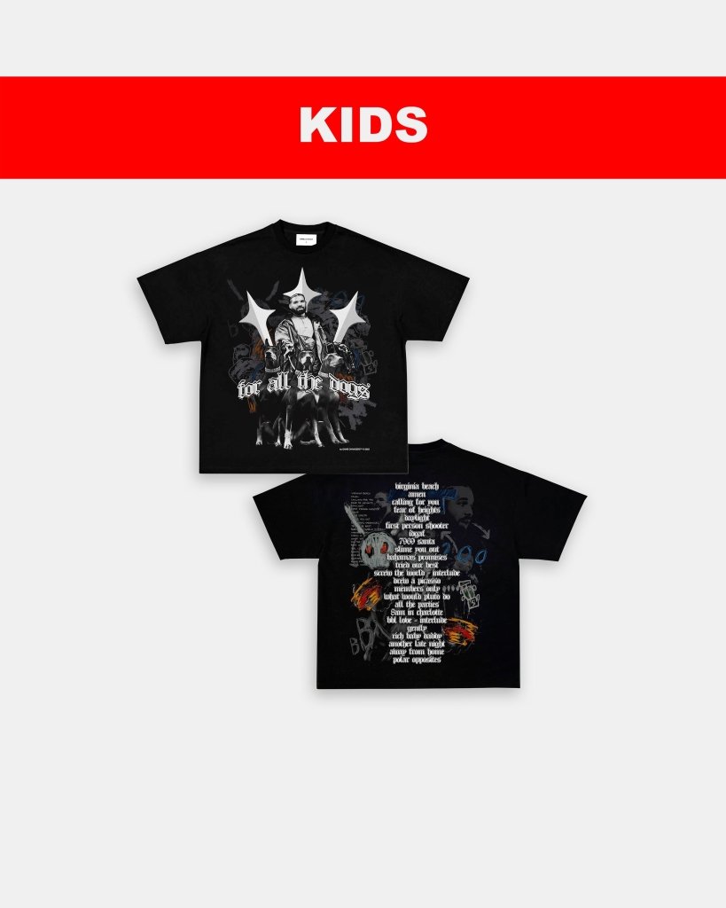 FOR ALL THE DOGS V4 - KIDS TEE - [DS] - WINS™ GAME CHANGERS TEE - WINS LA