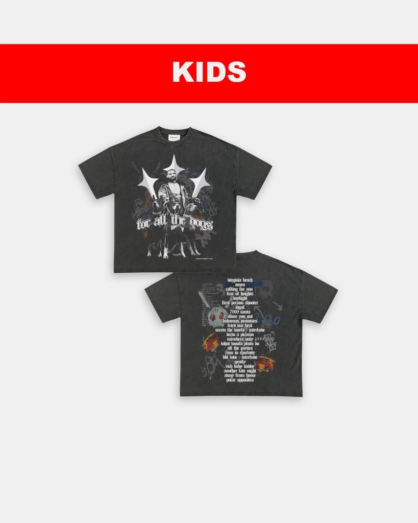 FOR ALL THE DOGS V4 - KIDS TEE - [DS] - WINS™ GAME CHANGERS TEE - WINS LA