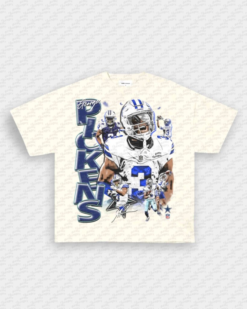 GEORGE PICKENS - COWBOYS V2 TEE - WINS™ GAME CHANGERS TEE - WINS LA