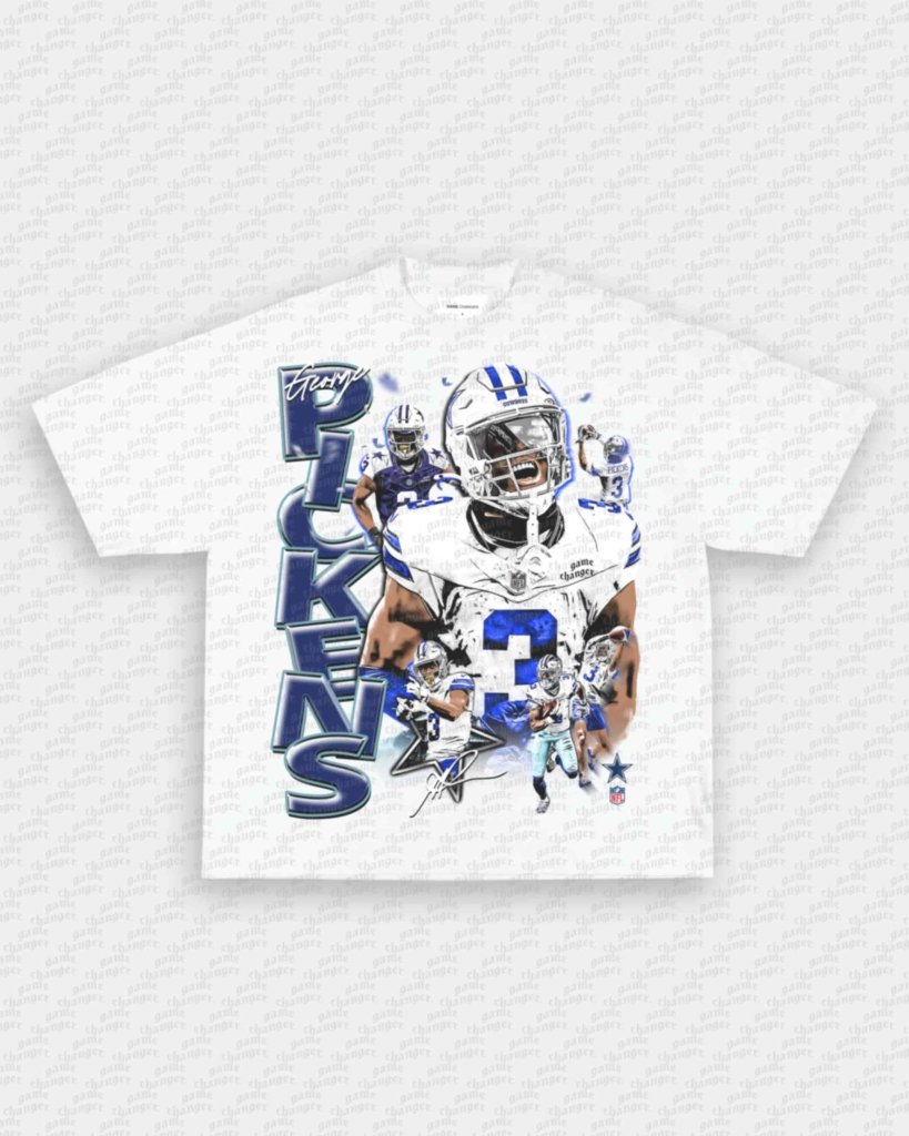 GEORGE PICKENS - COWBOYS V2 TEE - WINS™ GAME CHANGERS TEE - WINS LA
