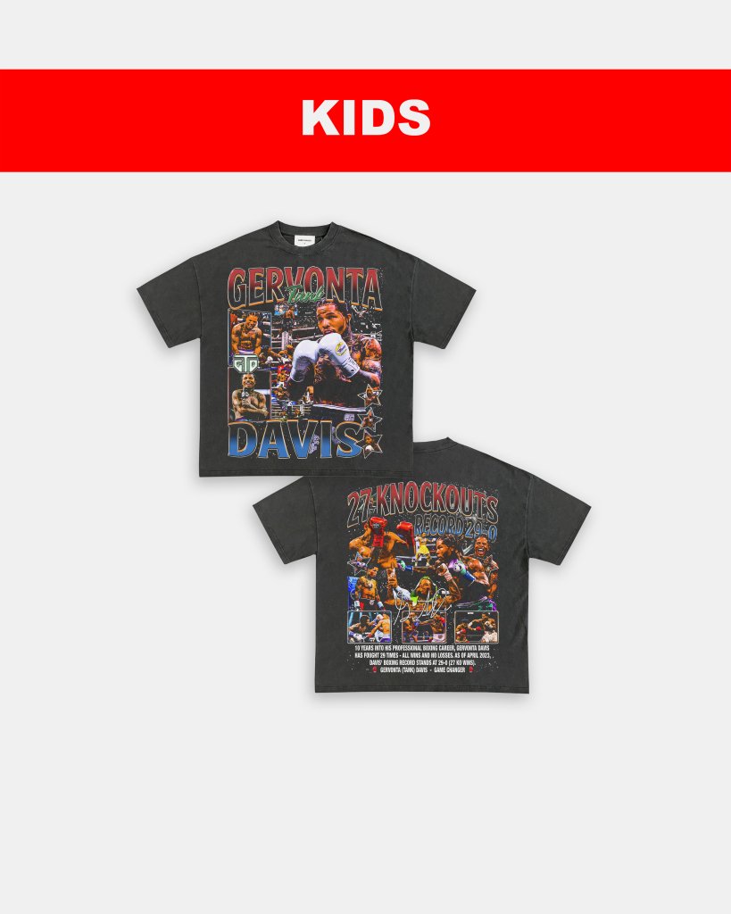 GERVONTA DAVIS - KIDS TEE - [DS] - WINS™ GAME CHANGERS TEE - WINS LA