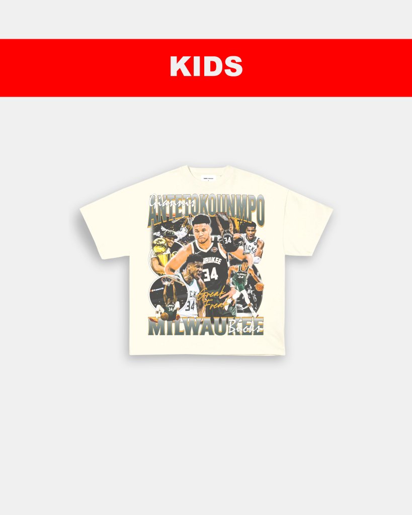 GIANNIS ANTETOKOUNMPO - KIDS TEE - WINS™ GAME CHANGERS TEE - WINS LA