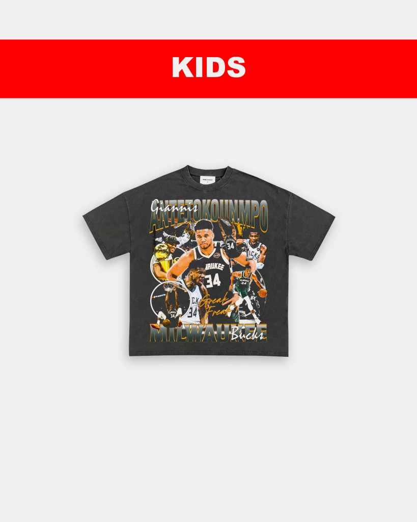 GIANNIS ANTETOKOUNMPO - KIDS TEE - WINS™ GAME CHANGERS TEE - WINS LA