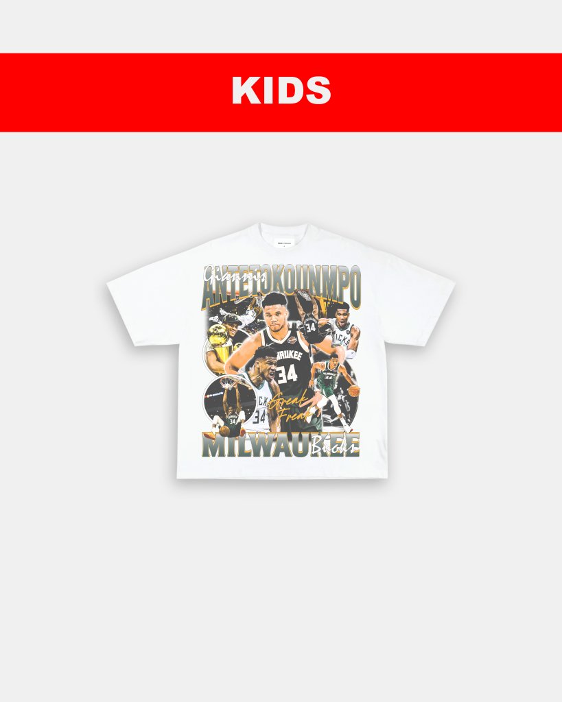 GIANNIS ANTETOKOUNMPO - KIDS TEE - WINS™ GAME CHANGERS TEE - WINS LA