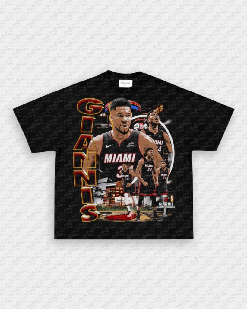 GIANNIS - HEAT TEE - WINS™ GAME CHANGERS TEE - WINS LA