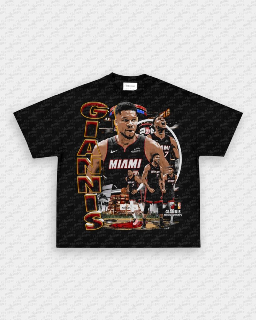 GIANNIS - HEAT TEE - WINS™ GAME CHANGERS TEE - WINS LA