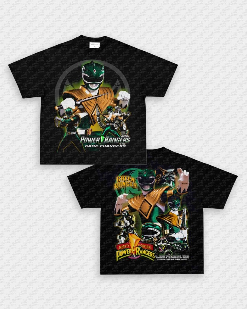 GREEN RANGER V2 TEE - [DS] - WINS™ GAME CHANGERS TEE - WINS LA