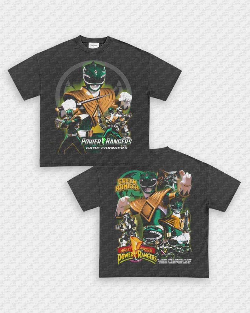 GREEN RANGER V2 TEE - [DS] - WINS™ GAME CHANGERS TEE - WINS LA