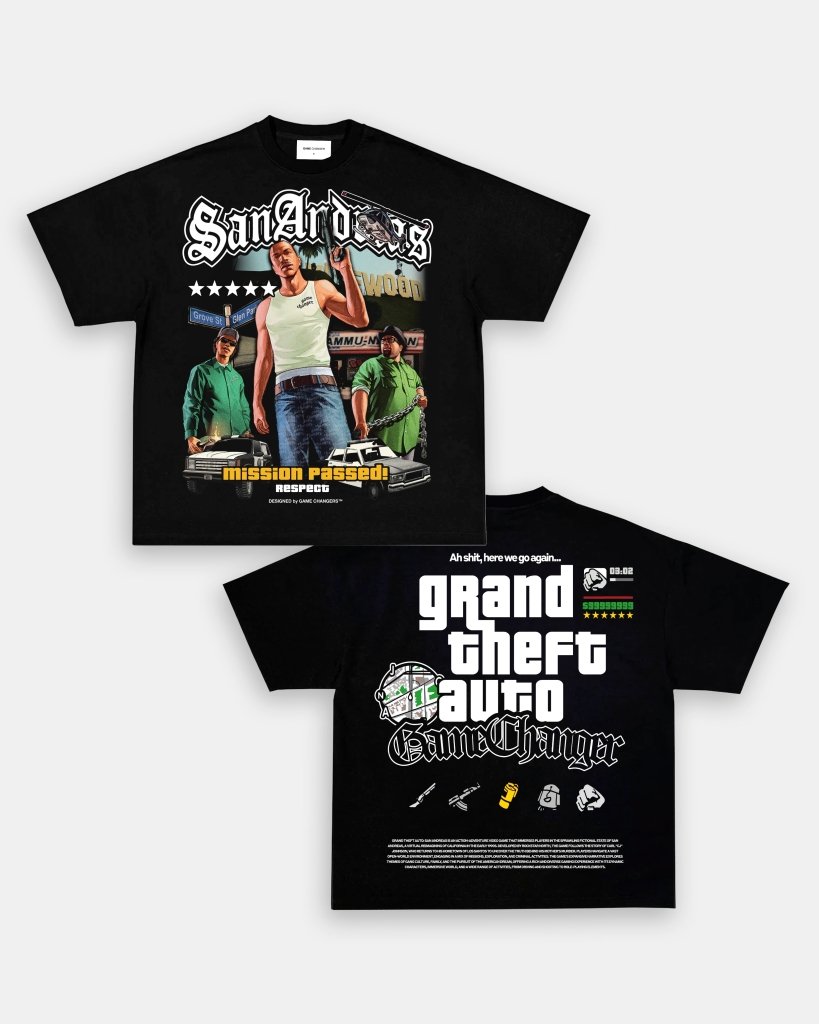 GTA SAN ANDREAS TEE - [DS] - WINS™ GAME CHANGERS TEE - WINS LA