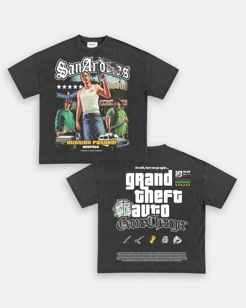 GTA SAN ANDREAS TEE - [DS] - WINS™ GAME CHANGERS TEE - WINS LA