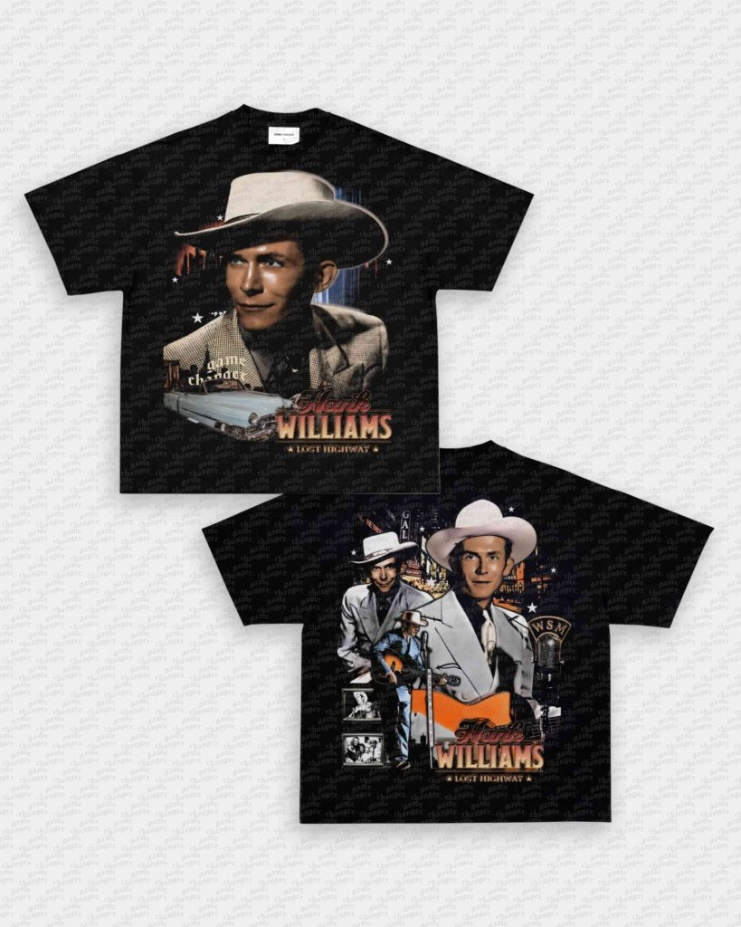 HANK WILLIAMS TEE - [DS] - WINS™ GAME CHANGERS TEE - WINS LA