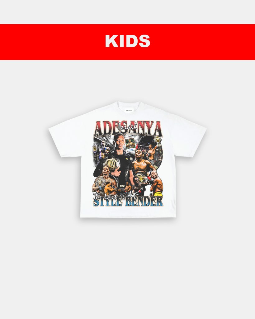 ISRAEL ADESANYA - KIDS TEE - WINS™ GAME CHANGERS TEE - WINS LA