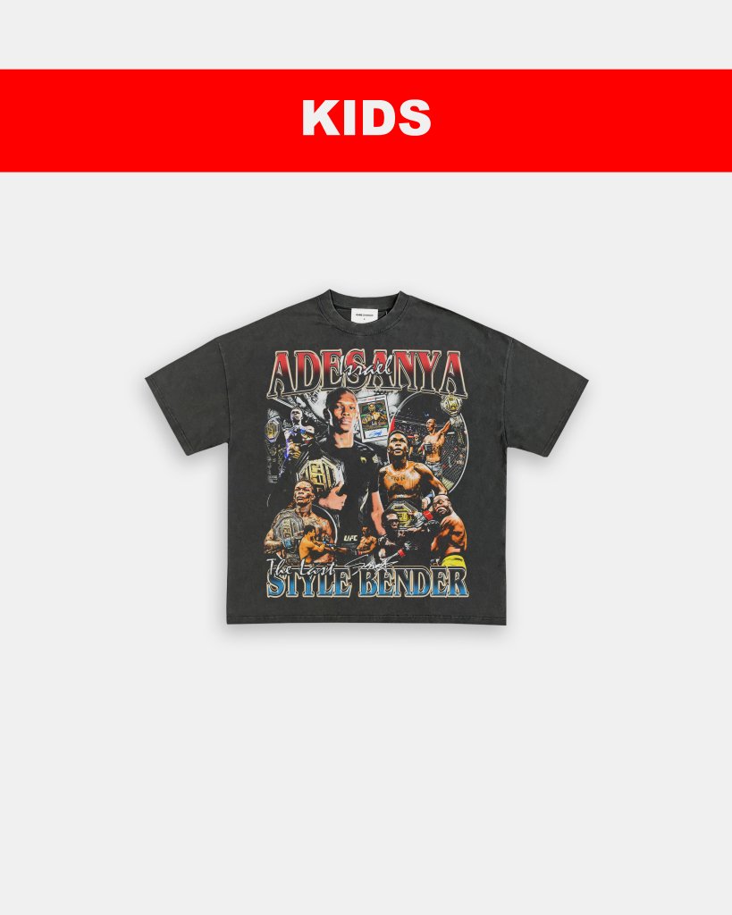 ISRAEL ADESANYA - KIDS TEE - WINS™ GAME CHANGERS TEE - WINS LA