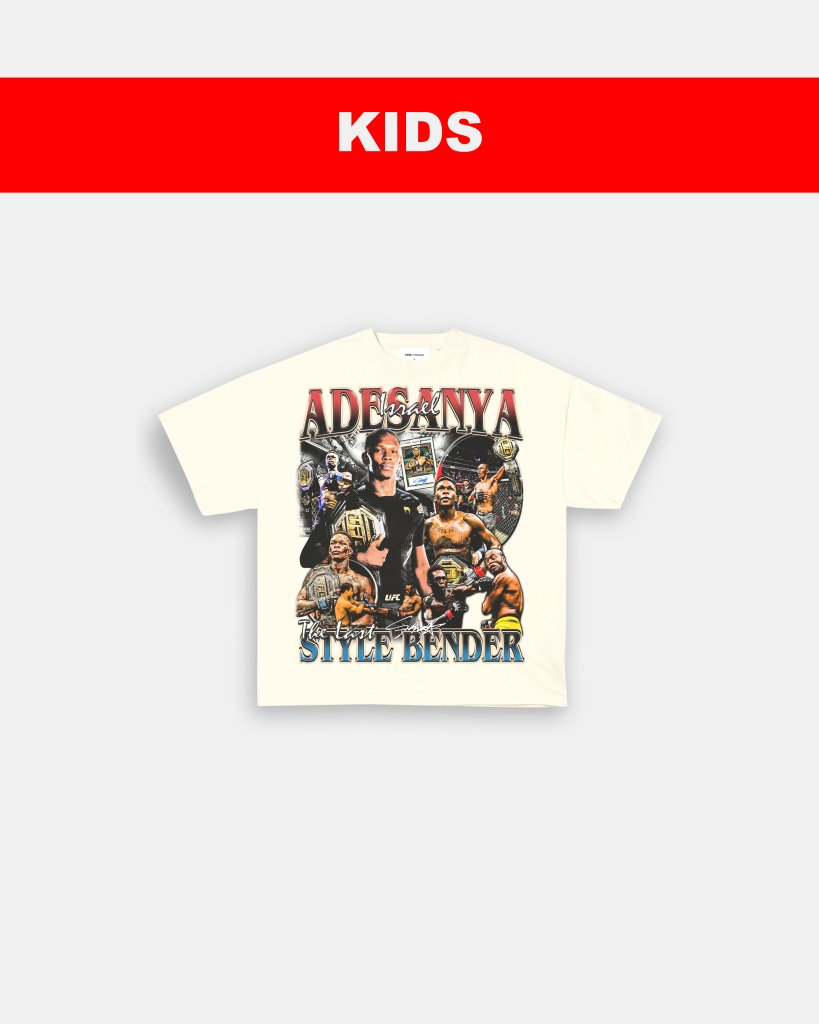 ISRAEL ADESANYA - KIDS TEE - WINS™ GAME CHANGERS TEE - WINS LA