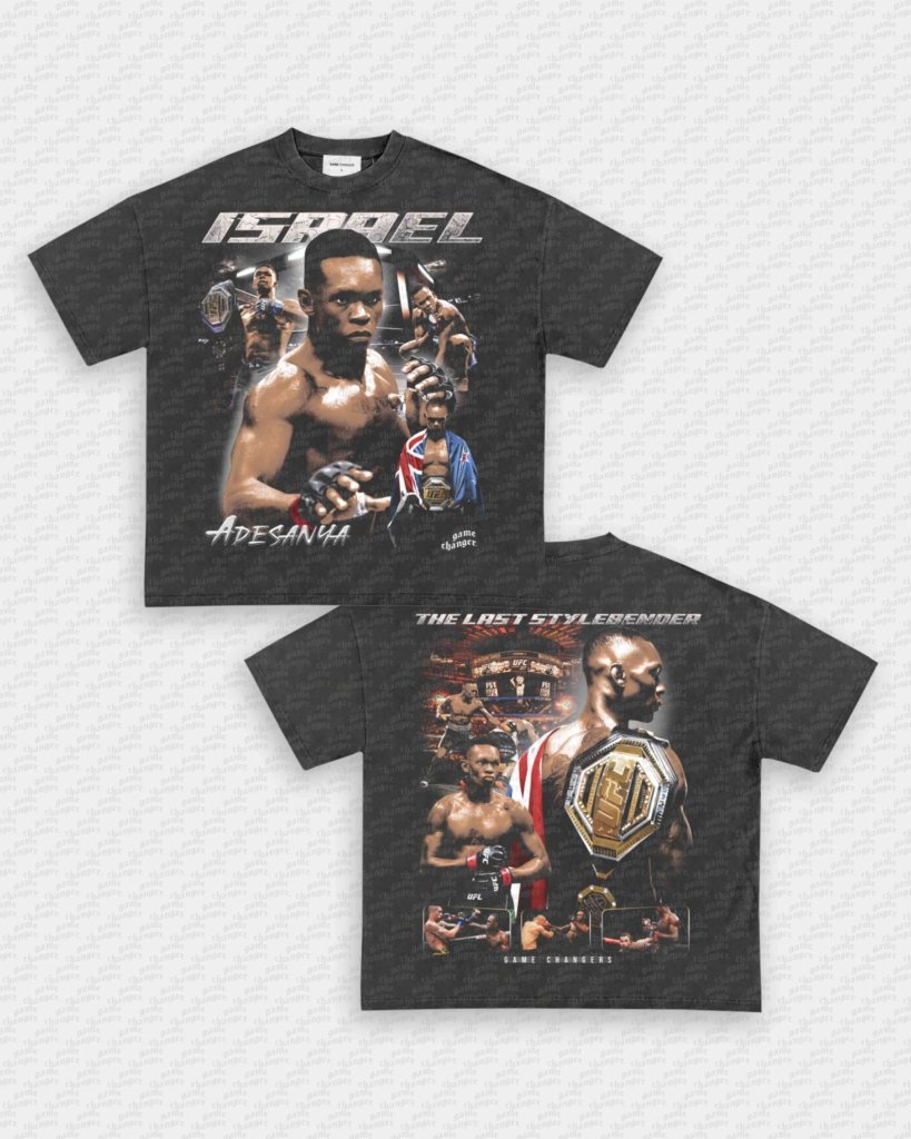 ISRAEL ADESANYA V2 TEE - [DS] - WINS™ GAME CHANGERS TEE - WINS LA