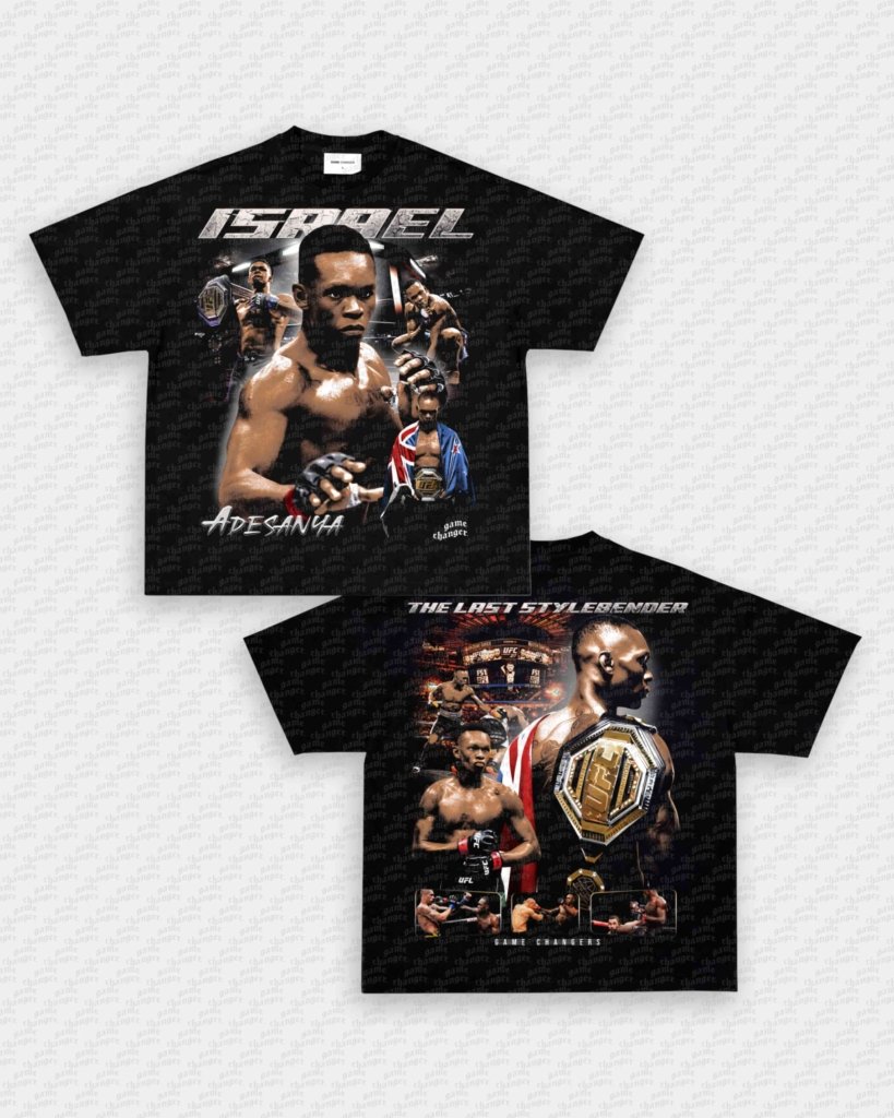 ISRAEL ADESANYA V2 TEE - [DS] - WINS™ GAME CHANGERS TEE - WINS LA