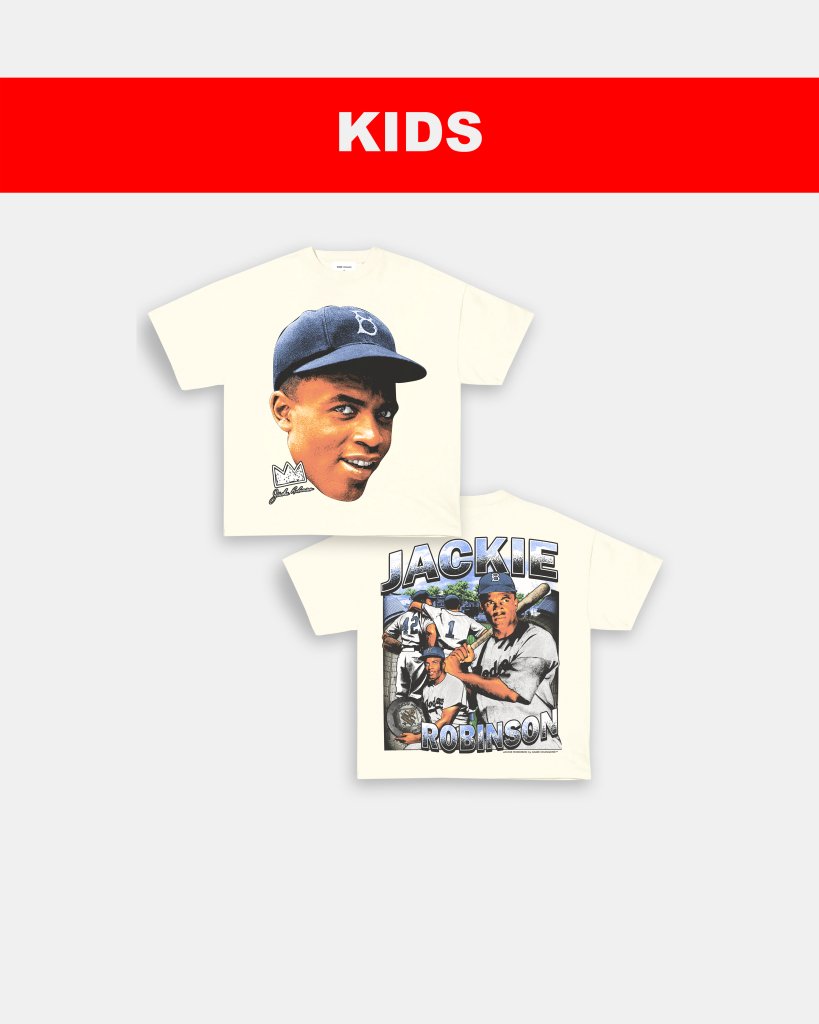 JACKIE ROBINSON - KIDS TEE - [DS] - WINS™ GAME CHANGERS TEE - WINS LA