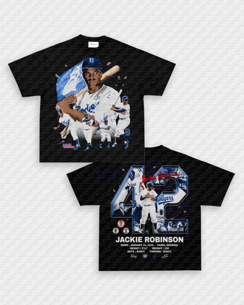JACKIE ROBINSON V2 TEE - [DS] - WINS™ GAME CHANGERS TEE - WINS LA